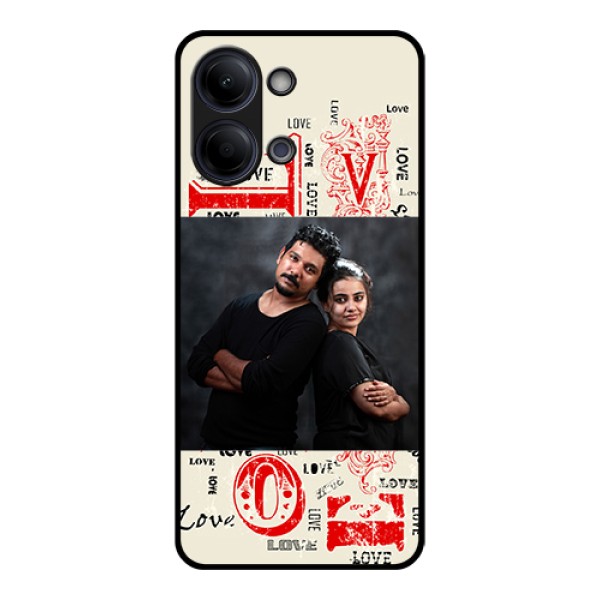 Vivo Y21 5G Custom Glass Phone Case - Trendy Love Design Case