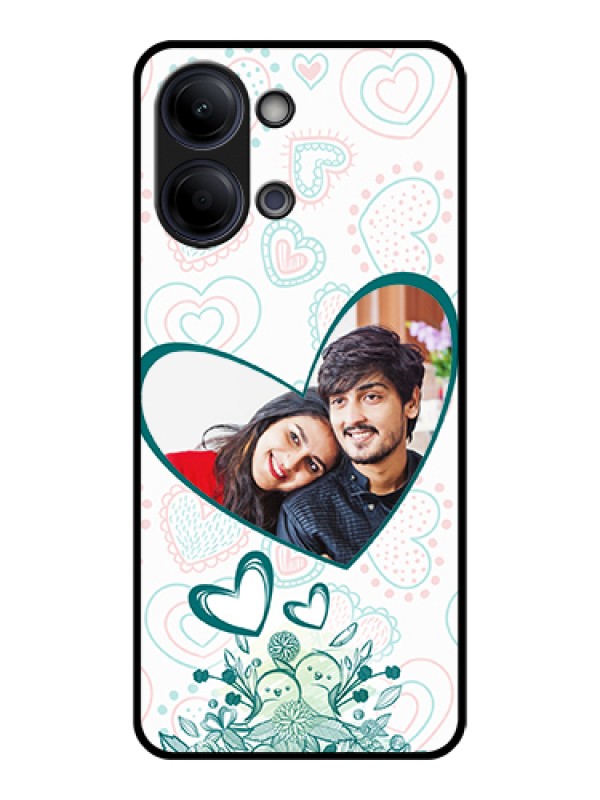 Custom Vivo Y21 5G Custom Glass Phone Case - Premium Couple Design