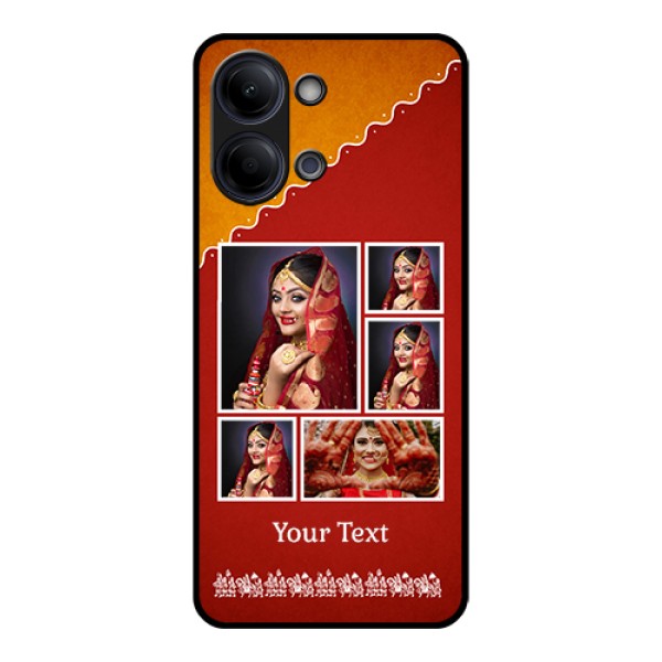 Vivo Y21 5G Custom Glass Phone Case - Wedding Pic Upload Design Vivo Y21 5G Custom Glass Phone Case - Wedding Pic Upload Design