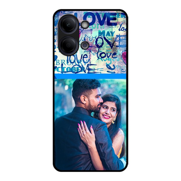Vivo Y21 5G Custom Glass Phone Case - Colorful Love Design