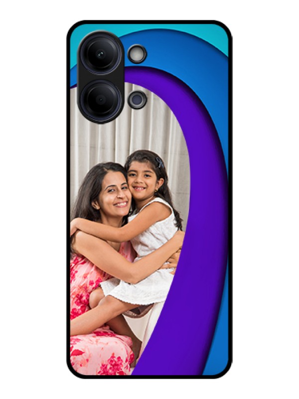 Custom Vivo Y21 5G Custom Glass Phone Case - Simple Pattern Design