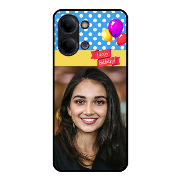 Vivo Y21 5G Custom Glass Phone Case - Happy Birthday Design