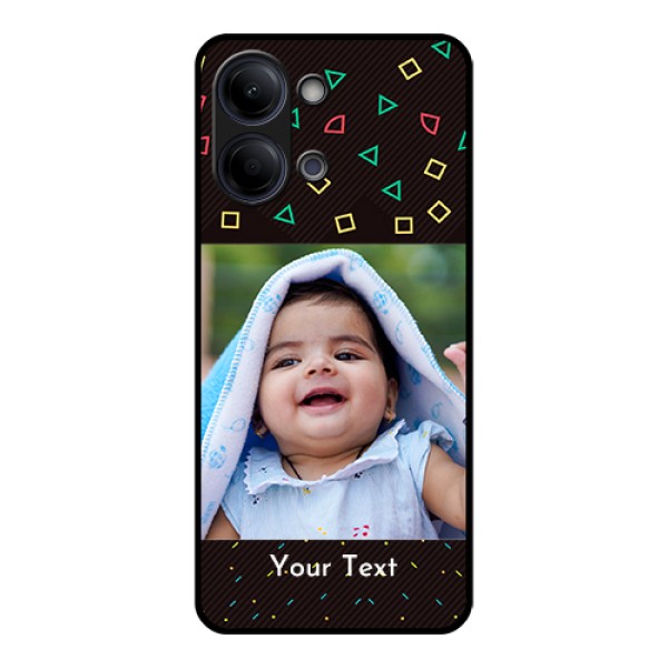 Vivo Y21 5G Custom Glass Phone Case - With Confetti Birthday Design Vivo Y21 5G Custom Glass Phone Case - With Confetti Birthday Design