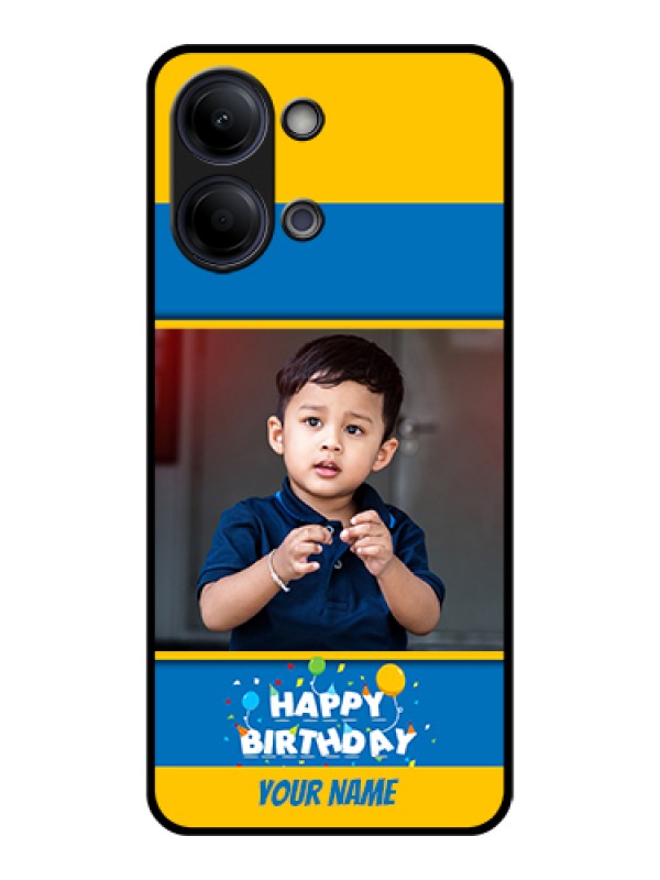 Custom Vivo Y21 5G Custom Glass Phone Case - Birthday Wishes Design