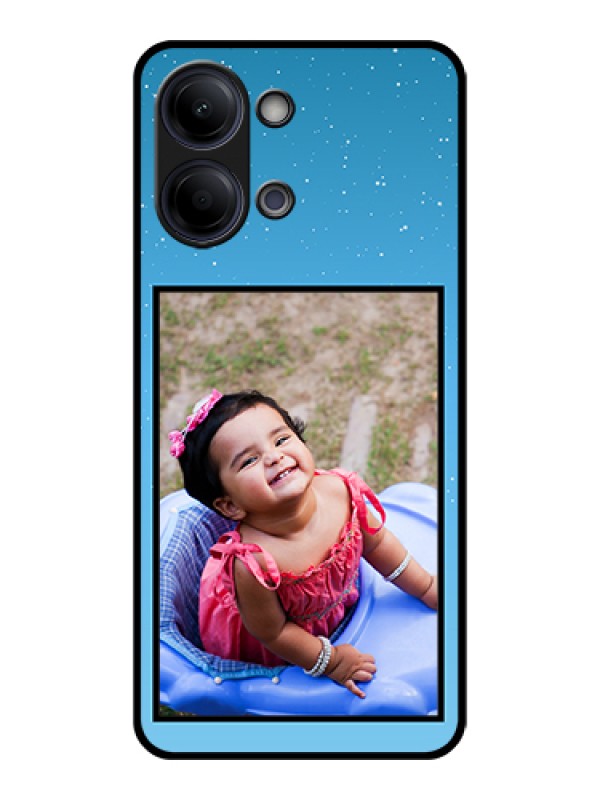Custom Vivo Y21 5G Custom Glass Phone Case - Wave Pattern Colorful Design
