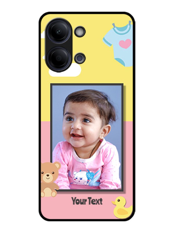 Custom Vivo Y21 5G Custom Glass Phone Case - Kids 2 Color Design