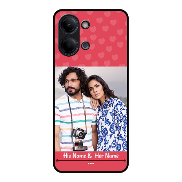 Vivo Y21 5G Custom Glass Phone Case - Simple Love Design