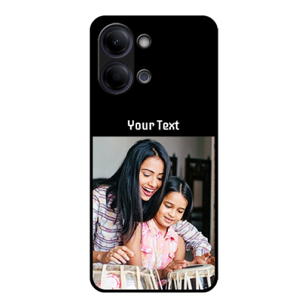 Vivo Y21 5G Custom Glass Phone Case - Photo With Name Design