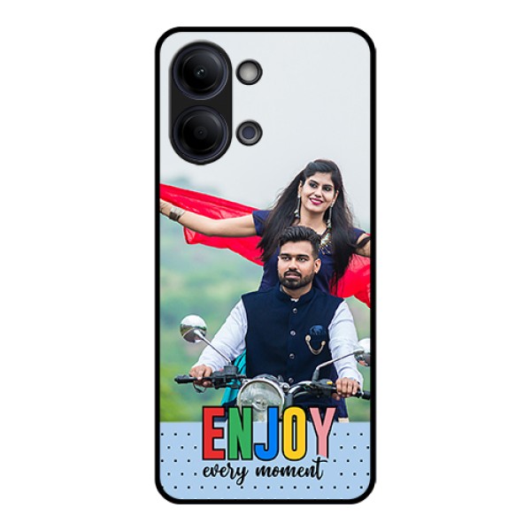 Vivo Y21 5G Custom Glass Phone Case - Enjoy Every Moment Design