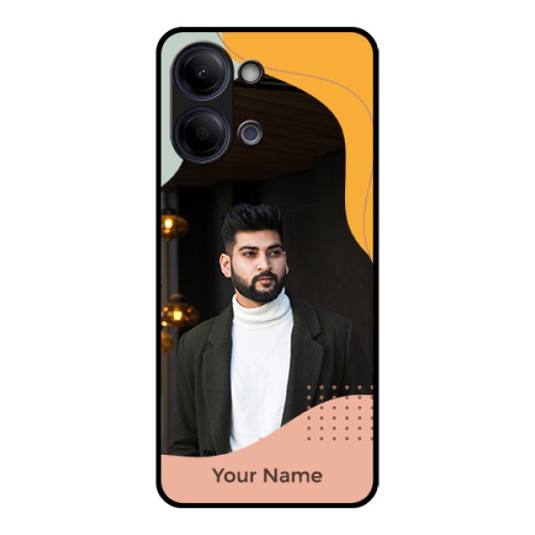 Vivo Y21 5G Custom Glass Phone Case - Tri - Coloured Overlay Design Vivo Y21 5G Custom Glass Phone Case - Tri - Coloured Overlay Design