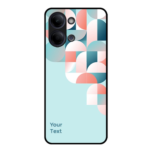 Vivo Y21 5G Custom Glass Phone Case - Stylish Semi - Circle Pattern Design