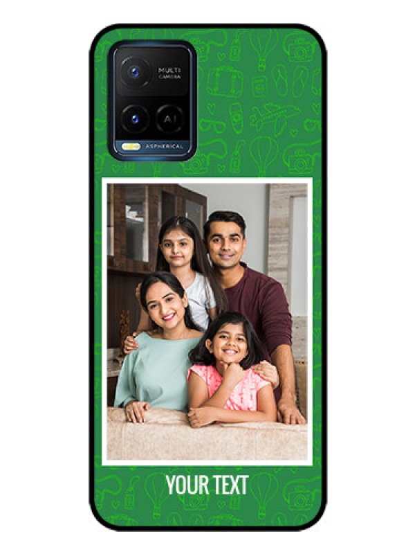 Custom Vivo Y21 Personalized Glass Phone Case - Picture Upload Design