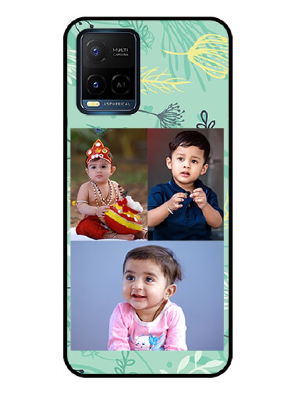 Custom Vivo Y21 Photo Printing on Glass Case - Forever Family Design
