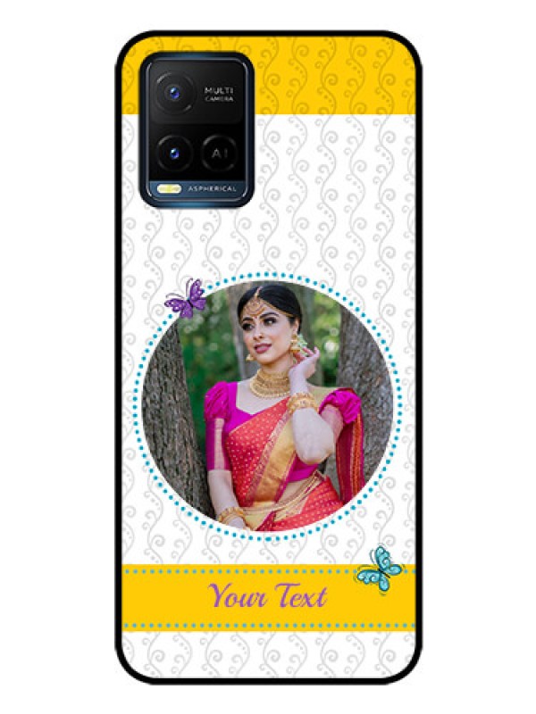 Custom Vivo Y21A Custom Glass Mobile Case - Girls Premium Case Design