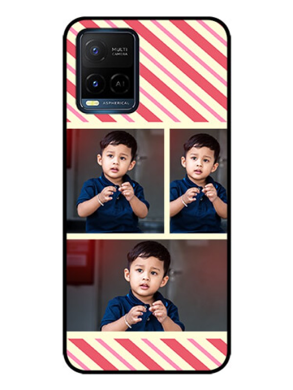 Custom Vivo Y21G Personalized Glass Phone Case - Picture Upload Mobile Case Design