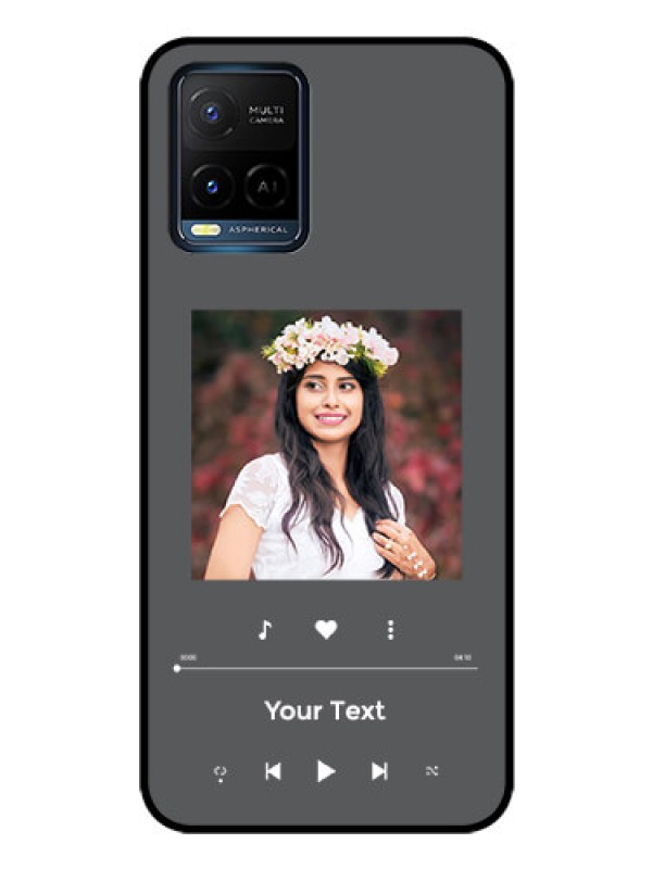 Custom Vivo Y21T Custom Glass Mobile Case - Play The Music Design