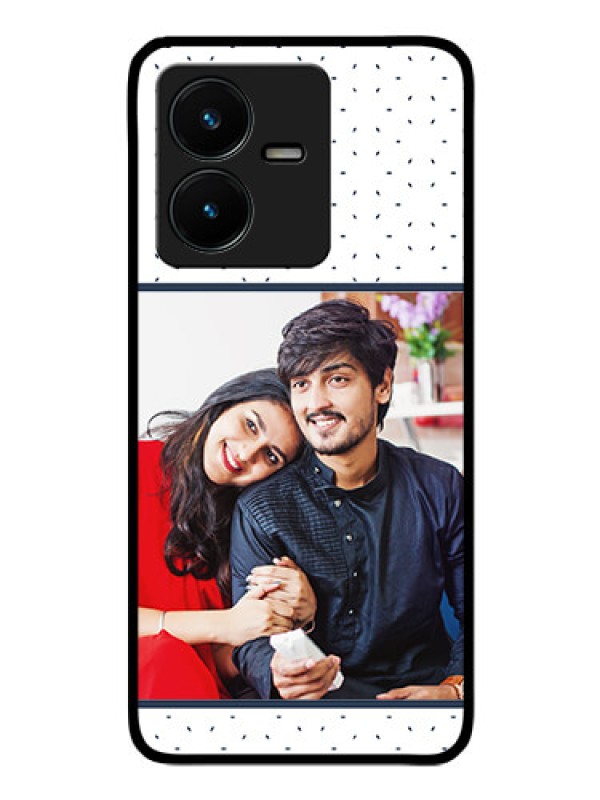 Custom Vivo Y22 Personalized Glass Phone Case - Premium Dot Design