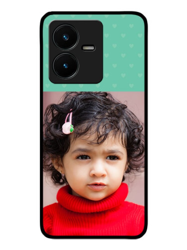 Custom Vivo Y22 Custom Glass Phone Case - Lovers Picture Design