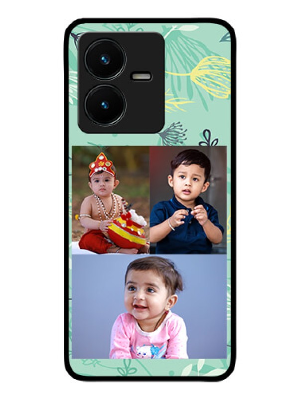 Custom Vivo Y22 Photo Printing on Glass Case - Forever Family Design
