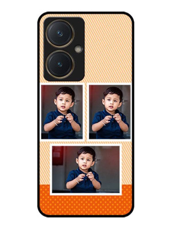 Custom Vivo Y27 Custom Glass Phone Case - Bulk Photos Upload Design