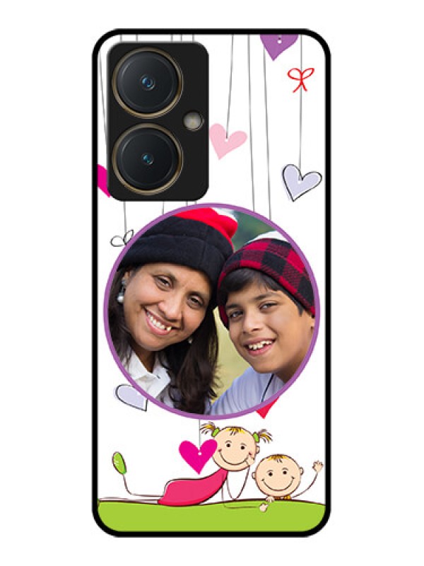 Custom Vivo Y27 Custom Glass Phone Case - Cute Kids Phone Case Design