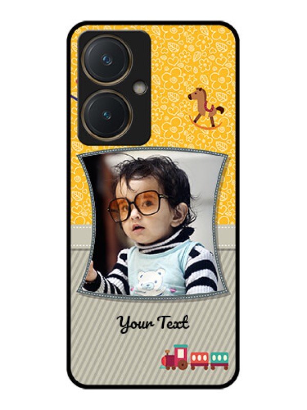Custom Vivo Y27 Custom Glass Phone Case - Baby Picture Upload Design