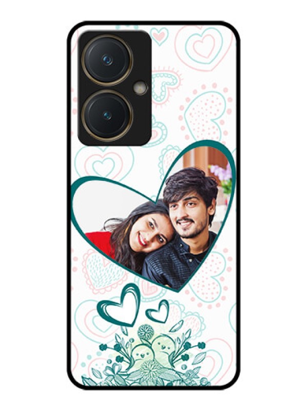 Custom Vivo Y27 Custom Glass Phone Case - Premium Couple Design