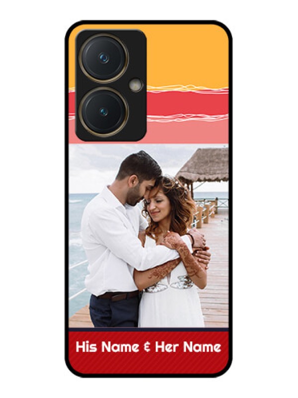 Custom Vivo Y27 Custom Glass Phone Case - Colorful Case Design