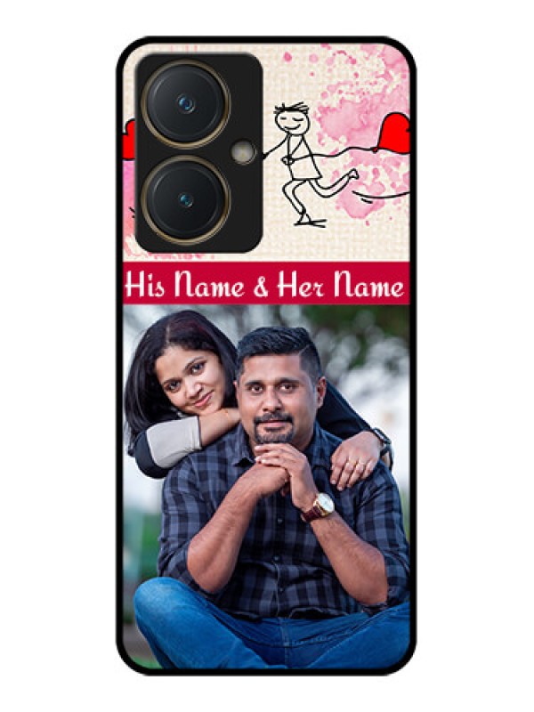 Custom Vivo Y27 Custom Glass Phone Case - You And Me Case Design