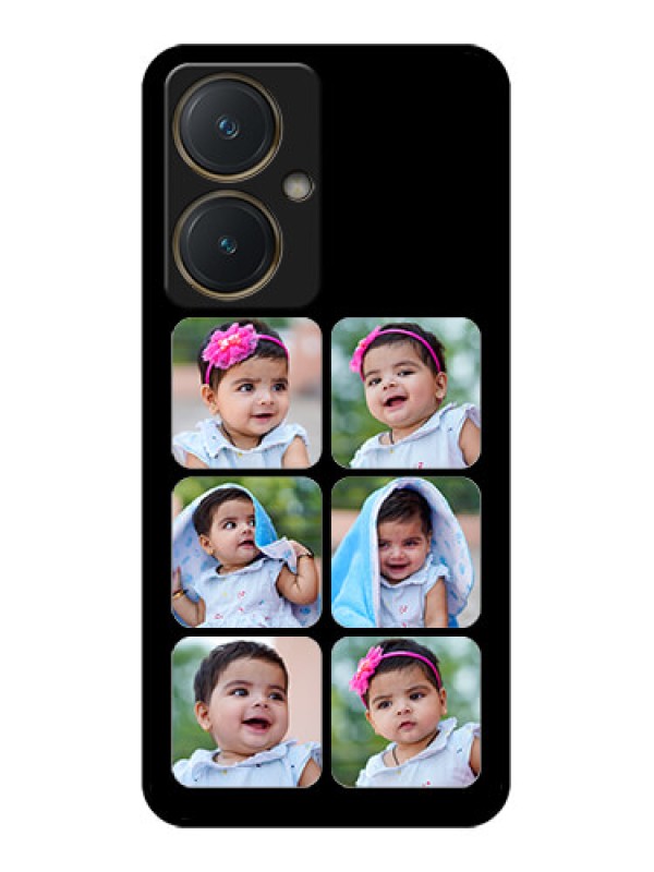 Custom Vivo Y27 Custom Glass Phone Case - Multiple Pictures Design
