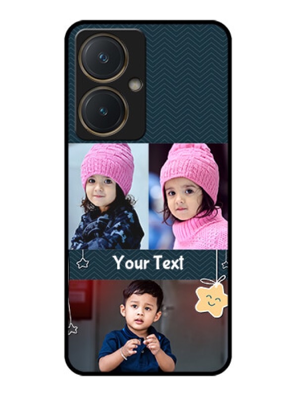 Custom Vivo Y27 Custom Glass Phone Case - Hanging Stars Design