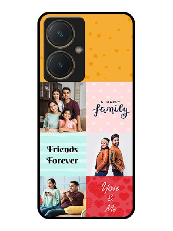 Custom Vivo Y27 Custom Glass Phone Case - Images With Quotes Design