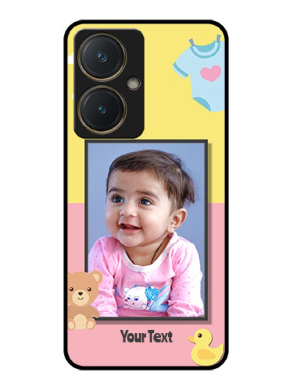 Custom Vivo Y27 Custom Glass Phone Case - Kids 2 Color Design