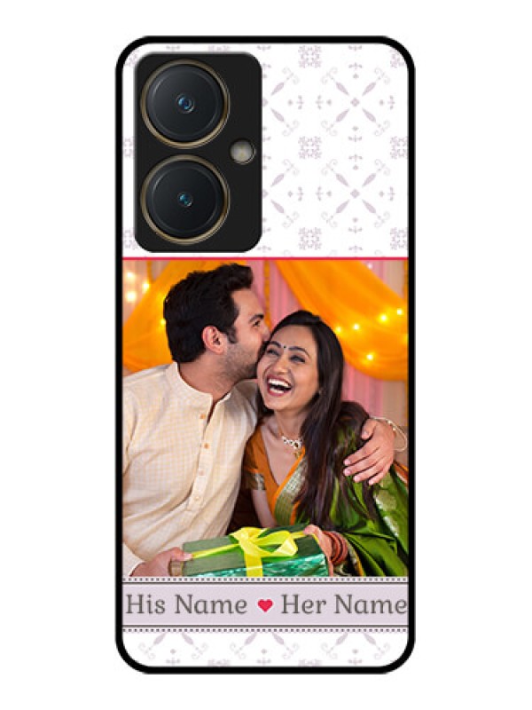 Custom Vivo Y27 Custom Glass Phone Case - With Photo And Ethnic Design