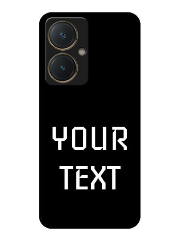 Custom Vivo Y27 Custom Glass Phone Case - Your Name Design