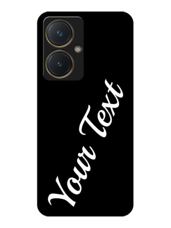 Custom Vivo Y27 Custom Glass Phone Case - With Your Name Design
