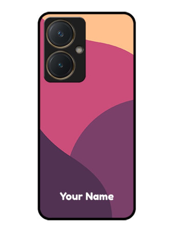 Custom Vivo Y27 Custom Glass Phone Case - Mixed Multi - Colour Abstract Art Design