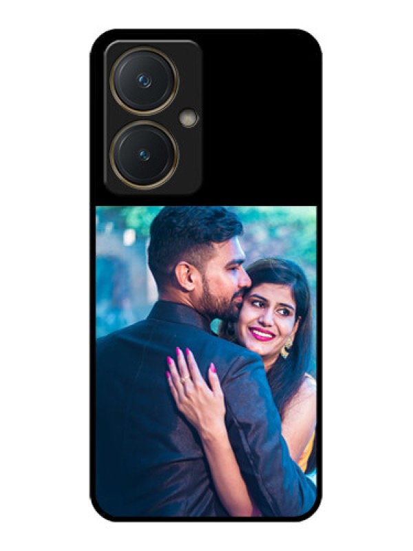 Custom Vivo Y27 Custom Glass Phone Case - Upload Full Picture With Custom Color Design