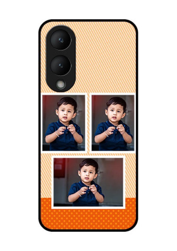 Vivo Y28 5G Custom Glass Phone Case - Bulk Photos Upload Design