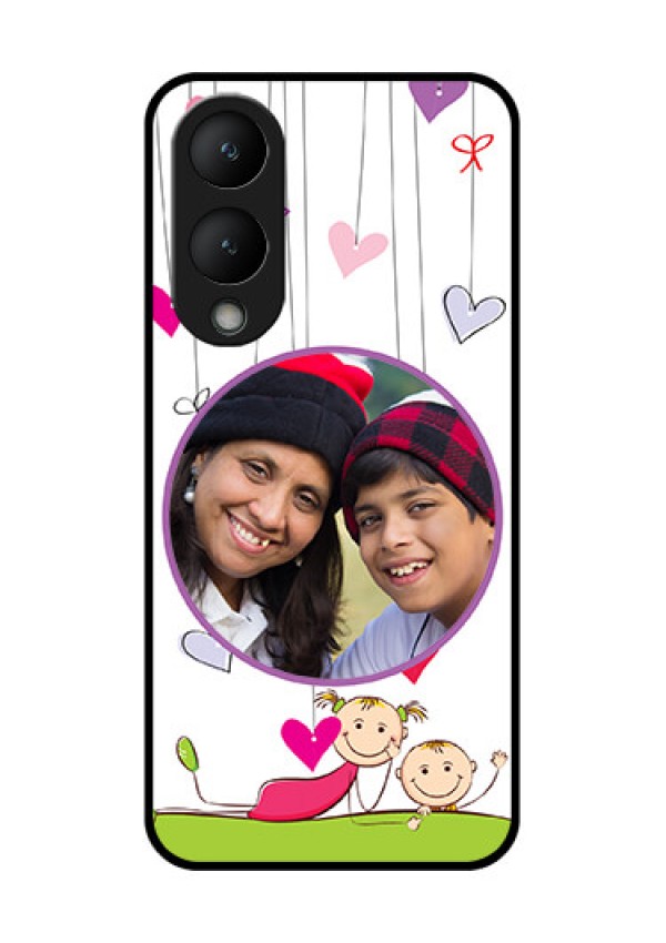 Vivo Y28 5G Custom Glass Phone Case - Cute Kids Phone Case Design