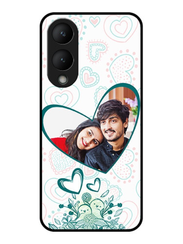 Custom Vivo Y28 5G Custom Glass Phone Case - Premium Couple Design