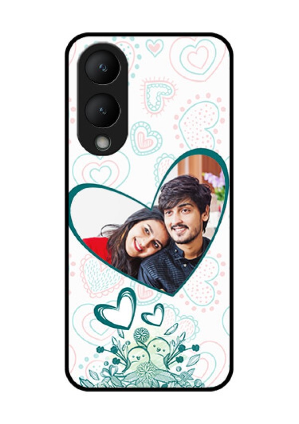 Vivo Y28 5G Custom Glass Phone Case - Premium Couple Design