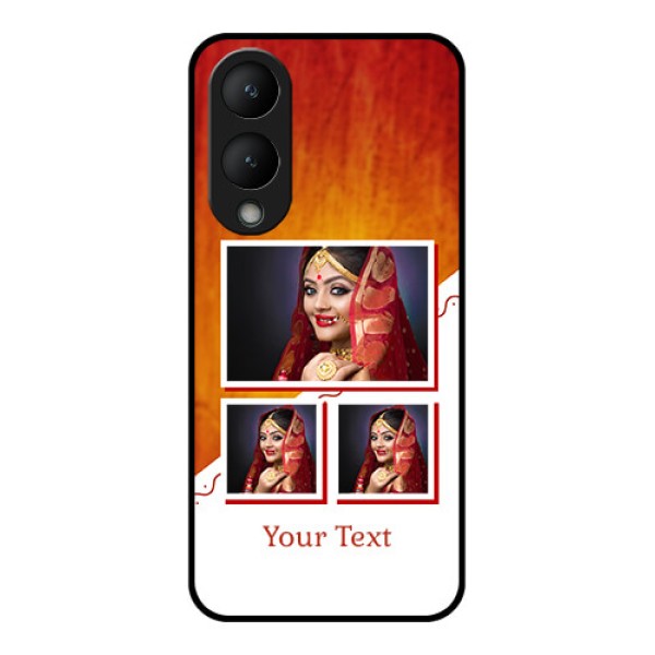 Vivo Y28 5G Custom Glass Phone Case - Wedding Memories Design