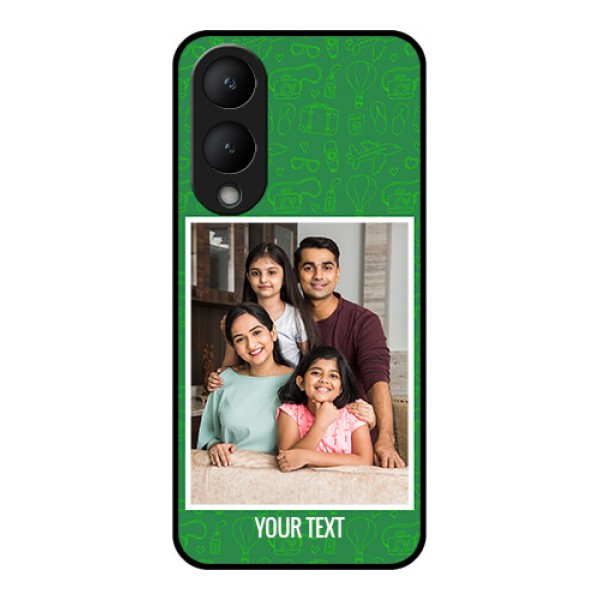 Vivo Y28 5G Custom Glass Phone Case - Picture Upload Design