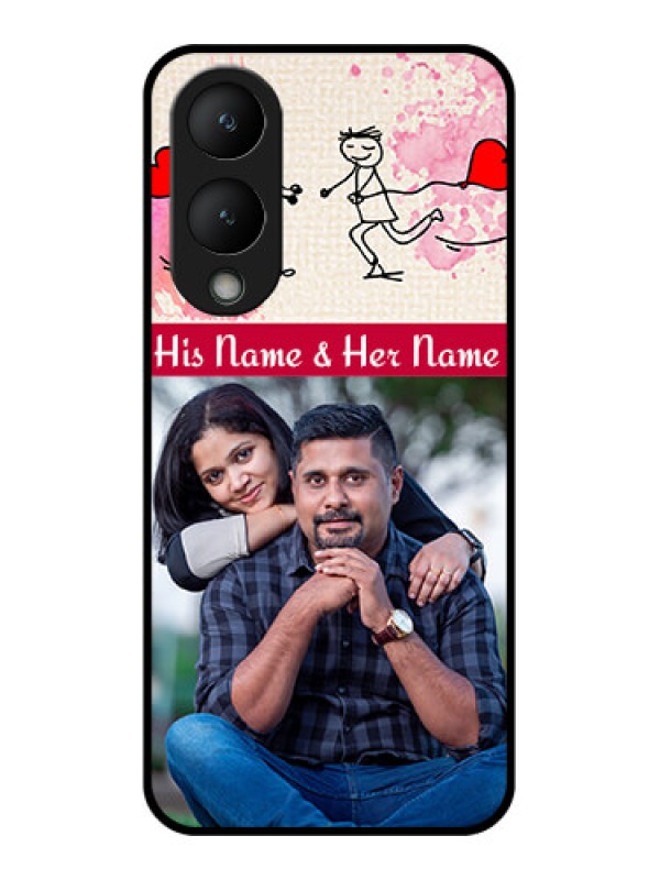 Custom Vivo Y28 5G Custom Glass Phone Case - You And Me Case Design