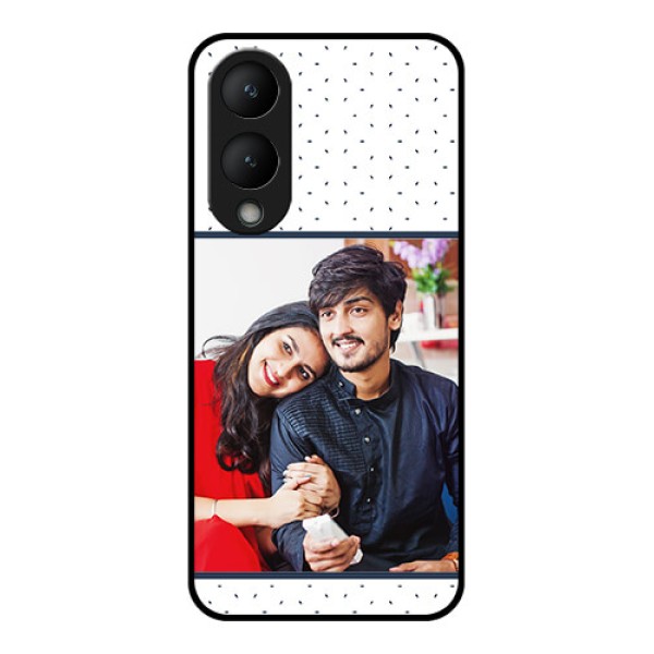 Vivo Y28 5G Custom Glass Phone Case - Premium Dot Design