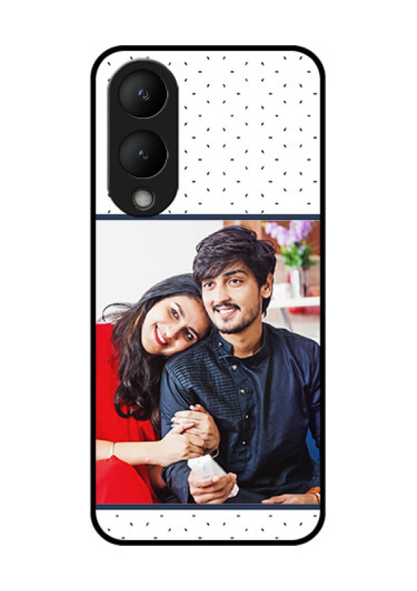 Vivo Y28 5G Custom Glass Phone Case - Premium Dot Design