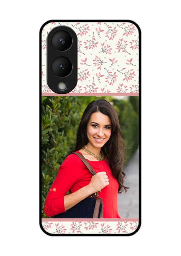 Vivo Y28 5G Custom Glass Phone Case - Stunning Floral Design