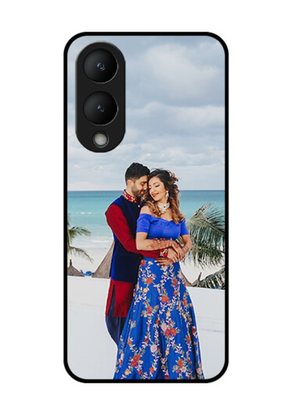 Vivo Y28 5G Custom Glass Phone Case - Upload Full Picture Design