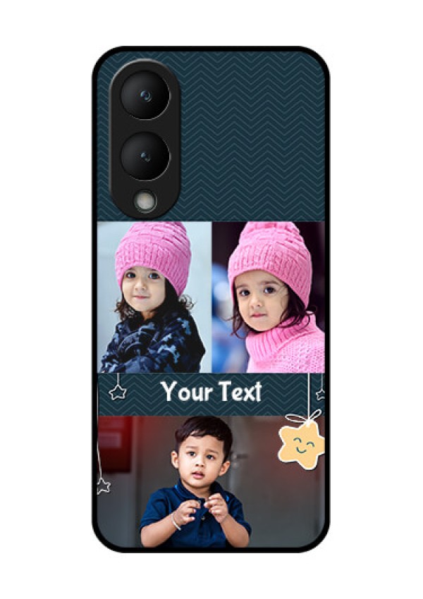 Vivo Y28 5G Custom Glass Phone Case - Hanging Stars Design